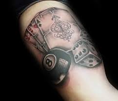Top 40 Best 8 Ball Tattoo Designs For Men Billiards Ink Ideas