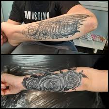 Tattoo sprüche mit starkem sinn. Nord Tattoo Rosen Cover Up Facebook