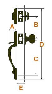 Entry Door Handleset Measurements Replacing Entry Sets Entry Door Handles Entry Doors Front Door Handles