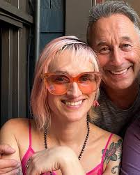 Like father like like daughter !!! With my Jer last night ❤️