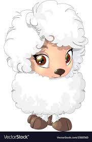 Pin By Le Ngọc On Acetate Stickers Cartoon Clip Art Sheep Vector Sheep Art