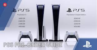 Ps5 Pre Order Guide Uk Price Release Date Games Cost Controller Price Headset And More