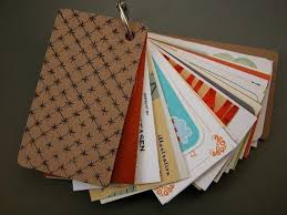 Kit Business Card Book Kit And Instructions Etsy Business Card Organizer Diy Business Cards Business Card Books
