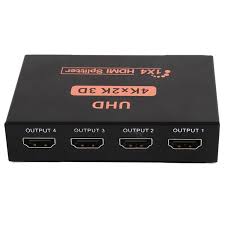 (one for 4k 3d tvs/projectors that can play back over/under in Hdmi Splitter 1x4 Cy10 3d 4k Ultra Hd Schwarz