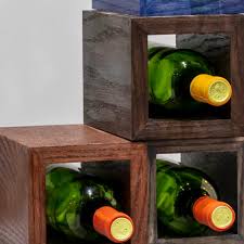 Wine glasses champagne flutes highball glasses tumblers jugs, carafes & decanters glassware sets. Square And Hex Aime Design For Wine Wine Racks Wine Storage