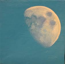 Then, draw in an eye on both and a mouth line. Half Sun Half Moon Painting Novocom Top
