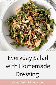 Everyday Salad Recipe Healthy Salad Recipes Salad Recipes Homemade Salad Dressing