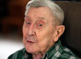 Photos: Jerry Dunham of Jerry's Meat Market in Sanford ME turning 99