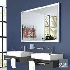Backlit mirror opera 48 x 28 rose gold. Wall Mounted Bathroom Mirror 7159 01 11 Odf Paris Contemporary Rectangular For Hotel