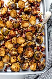 Salted caramel apple pie two years ago: Maple Mustard Roasted Brussels Sprouts With Pancetta Parmesan