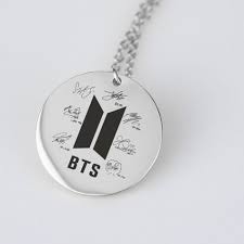 Signature Bts Pendant In 2021 Bts Earrings Bts Bracelet Bts Merch