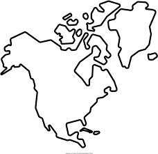 Color in this picture of an north america and others with our library of online coloring pages. Download North America Coloring Page Ultra Pages America Del Nord Da Colorare Full Size Png Image Pngkit