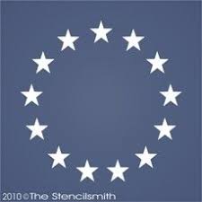 Attributing in the right way help us grow and create even more free content. Betsy Ross Flag Stars Stencil Americana Primitive Flag Template Star Stencil Stencils