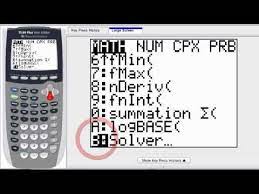 How To Solve For X On A Ti 84 Silver Plus Calculator Youtube Graphing Calculator Learning Math Maths Algebra