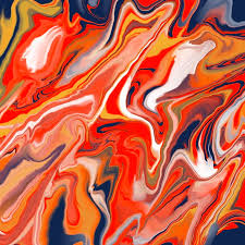 البرتقالي والأزرق الخلفية الرخامية رخامي الخلفية البرتقال أزرق صورة الخلفية للتحميل مجانا