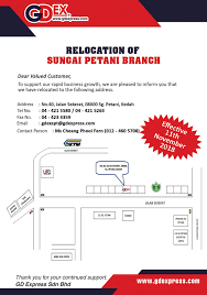 Located in kuala besut, terengganu region, besut guesthouse is set 0.9 miles from air tawar beach. Sungai Petani Branch Re Location We Gd Express Sdn Bhd Facebook