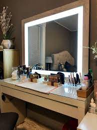 Vanity lights for mirror diy invitations. Best Gift I Ve Ever Received Diy Custom Vanity Mirror Makeupaddiction