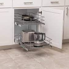 Check spelling or type a new query. Simply Put 17 5 In W X 14 6875 In H 2 Tier Pull Out Metal Soft Close Baskets Organizers In The Cabinet Organizers Department At Lowes Com