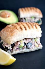 Mix in the tuna, spinach, garlic clove and basil. Simple Tuna Salad Sandwich Recipe My Gorgeous Recipes