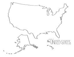 Learn To Draw The United States Blob Map Style Etsy Learn To Draw Map Draw