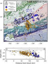 The october 2020 simeonof or shumagin earthquake had a magnitude 7.6 earthquake and struck 97 km south southeast from the city of sand point, alaska. Triggering An Unexpected Earthquake In An Uncoupled Subduction Zone Science Advances
