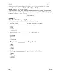 Kertas peperiksaan ini adalah bahasa inggeris untuk murid darjah 5 mengikut kurikulum standard sekolah rendah (kssr). Soalan English Bi Bahasa Inggeris Tahun 5 Paper 1