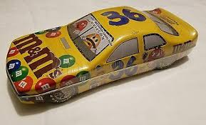 The m&m's car has been a famous paint scheme in nascar for more than 15 years. M M S Collector Tin Car 36 Nascar Sealed Advertisement Tin 15 00 Picclick