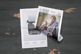 Newspaper Mock Up Set Newspaper Design Newspaper Mockup