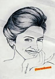 Bollywood Actress Deepika Padukone Pencil Sketch Drawing Pencil Sketch Drawing Cartoon Drawings Pencil Sketch