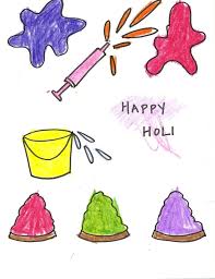 Holi Coloring Page Download Holi Drawing Holi Happy Holi