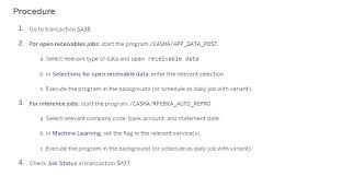 World bank group staff work with governments, civil society groups, the private sector and others in developing countries around the world, assisting people in all areas of development. Cash Application With Machine Learning Summary Info Sap Blogs