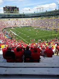 Camp Randall Stadium Section 134 Home Of Wisconsin Badgers