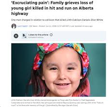 Lilith from Frog Lake First Nation dies in collision