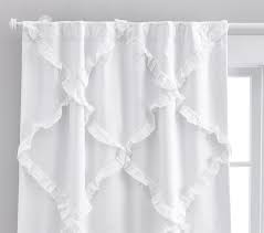 Adorn any window in your home with a decorative valence that reflects your design sense. Diamond Ruffle Kids Blackout Curtain Pottery Barn Kids