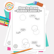 Graffiti s step by step. How To Draw The Letter S In Bubble Letter Graffiti Kids Activities Blog