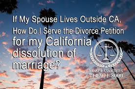 You may also have to mail the documents to a last known address. Spouse Lives Outside Ca How Do I Serve Divorce Petition