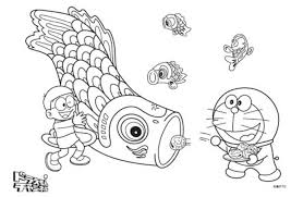75+ gambar mewarnai (pemandangan, hewan, anak, bunga. 25 Gambar Doraemon Keren Dan Sketsa Broonet