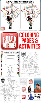 It will be the best ralph and vanellope friend, that you colored ever! Free Printable Wreck It Ralph Coloring Pages Play Party Plan