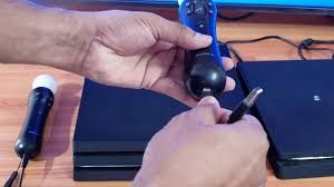 Hold down the ps button on the controller to pair it with the console. How To Charge Your Ps4 Move Motion Controller In Ps4 Console Sleep Mode Youtube