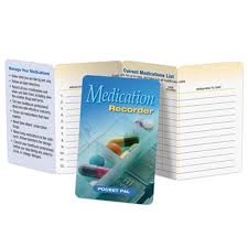 Medication time cards medline industries inc. Medication Recorder Pocket Pal Positive Promotions