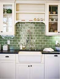 If you want to boost your property value, add a grey backsplash to the kitchen. Kitchens Com Mini Makeovers Update Your Backsplash Kitchen Backsplash Tile Designs Kitchen Tiles Backsplash Green Backsplash