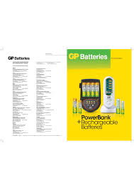 See more of gp batteries malaysia on facebook. Powerbank Rechargeable Batteries Manualzz