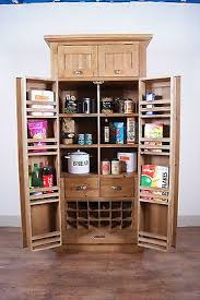 Free Standing Kitchen Oak Larder Unit Alacena Armarios Muebles