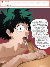 Izuku Midoriya Character Ask 9 – Near Hentai