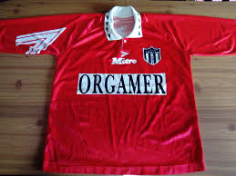 Order of goals scored in match. Club Social Y Deportivo Tristan Suarez Exterieur Maillot De Foot 1996 1997
