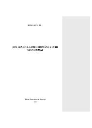 Vrst, pedeaps, zadarnic, trziu, copilresc, tineresc, venic, a hotr, nesigur, a fgdui, asemntor, cite, amnunt formai cuvinte derivate cu prefixele: Pdf Din Lexicul Limbii Romane Vechi Si Un Numai Mihai Marta Academia Edu