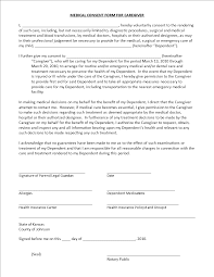 How to create a consent form? Medical Consent Form For Caregiver Templates At Allbusinesstemplates Com