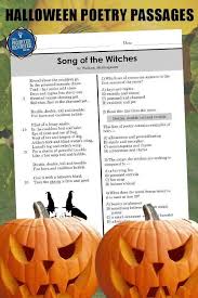 Halloween Poetry Activities Video Halloween Poems For Kids Poetry For Kids Halloween Lesson