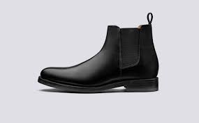 Dax waterproof chelsea boot (men) Declan Chelsea Boots For Men In Black Calf Grenson Shoes