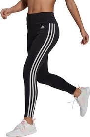 Adidas Designed To Move High Rise 3 Stripes 7 8 Sportlegging Dames Zwart Intersport Nl